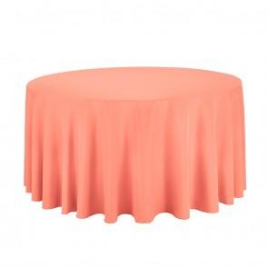 Peach 132 Inch Table Linen 