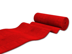 Red Carpet & Stanchion Set