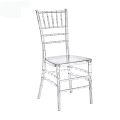 Resin Ghost Clear Chiavari Chair W/Cushion