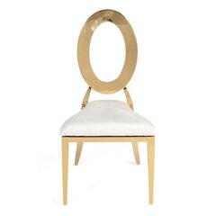 White Oval Back Alexa Chair