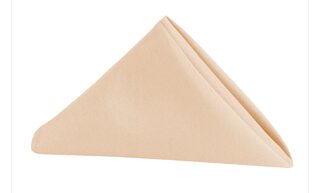 Champagne Polyester Table Napkins 20 x 20