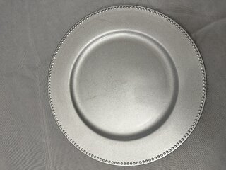 Silver Charger Plates 13 inches 