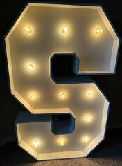 Marquee Letter S