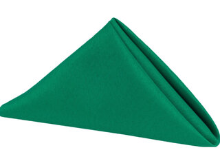 Emerald Green Polyester Table Napkins 20 x 20