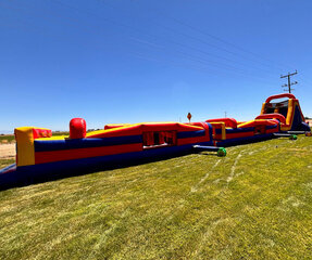 <b><font color='red'><b>95 Foot Obstacle Course Wet/Dry</b></font><b><br><font color='blue'>Size 95 L x 13 W x 16 H</font></b></b>