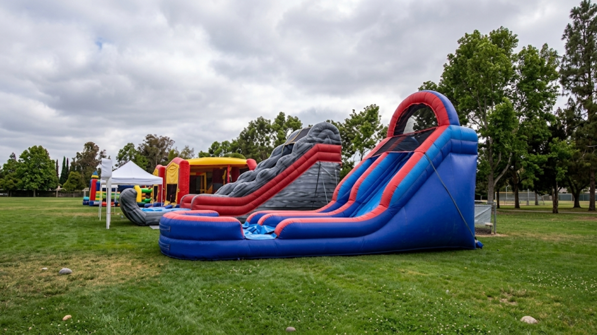iJump inflatable water slide rental in San Jose
