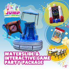 Waterslide & Interactive Game Party Package