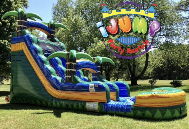 18' Foot Emerald Waterslide