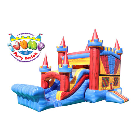 Module Bounce house with slide Combo (DRY)