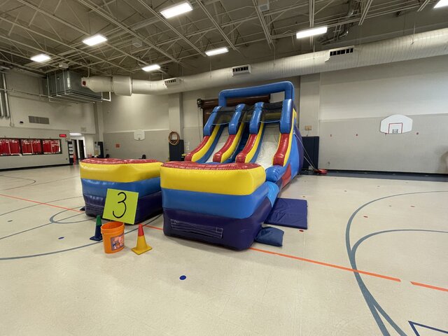 Used 15 Ft Double Lane Waterslide for sale