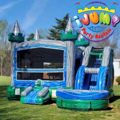 5 in 1 Grey Emerald Combo (DRY)Recommended for ages 9 and under Space Needed 27’ L x 22’ W x 17’ H