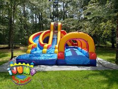 15 Ft. Helix Waterpark with poolRecommended for ages 6+ Space Needed:  38'L x 25'W x 18'H
