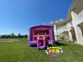 Pink Module Castle Moonwalk