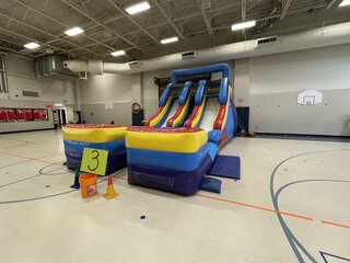 Used 15 Ft Double Lane Waterslide for sale
