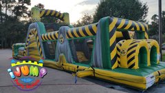 47 Ft. Toxic Blast Obstacle Course (Dry) Recommended for ages 6+ Space Needed: 51'L x 14'W x 18'H