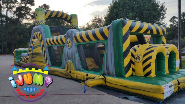 47 Ft. Toxic Blast Obstacle Course (Dry)