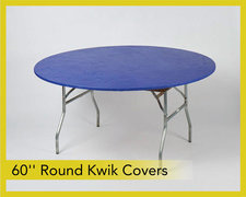 5 Foot Round Table Quick Covers
