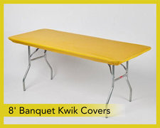 8 Foot Banquet Table Quick Cover