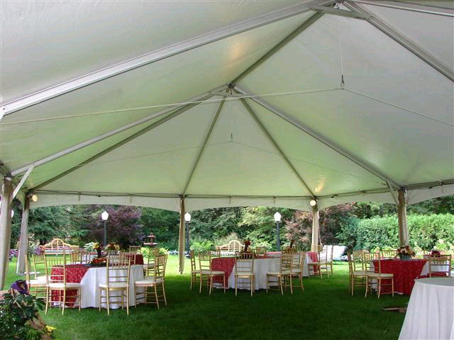 30ft X 60ft White Traditional Frame Tent