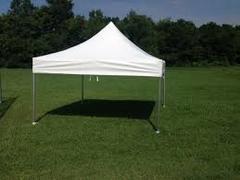 10ft X 10ft White Pop-Up Tent