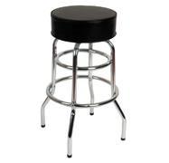 Black bar stool