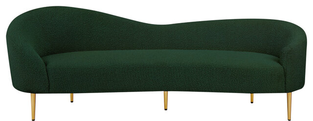 Tasha's Emerald Green Velvet Sofa