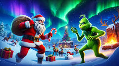 SANTA CLAUS, GRINCH VISITS