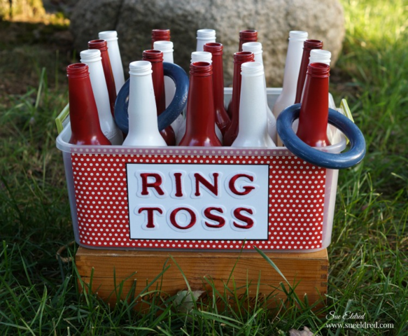 RING TOSS WITH BOTTLES