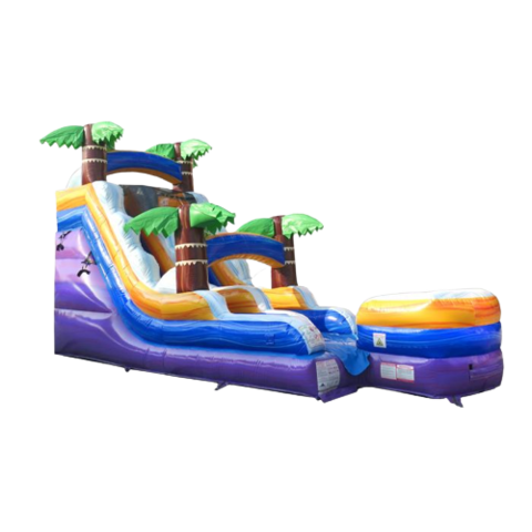 Palm Island Water Slide (18 FT High)