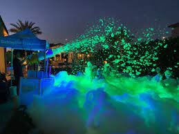 Glow or Colored Foam Party