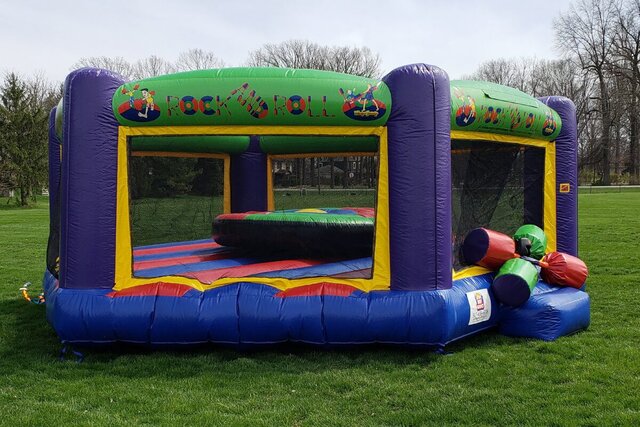 Rock-N-Roll Joust Inflatable Game