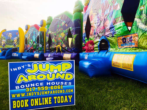 Multiple Bounce House Rental Indianapolis 