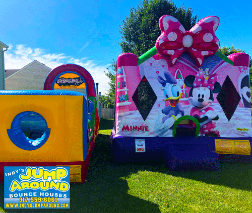 Bounce house and obstacle course package