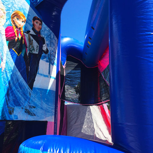 The Best Frozen Bounce House with Slide 