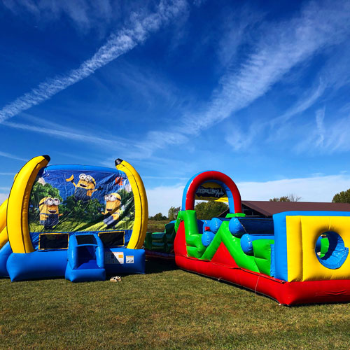 Bounce house Package minions bounce house