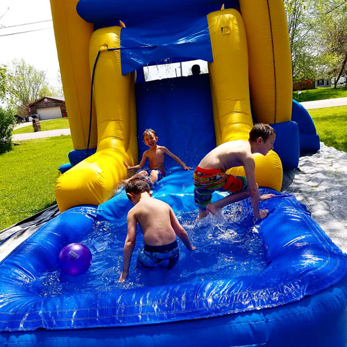 Minions Bounce House Water Slide pool