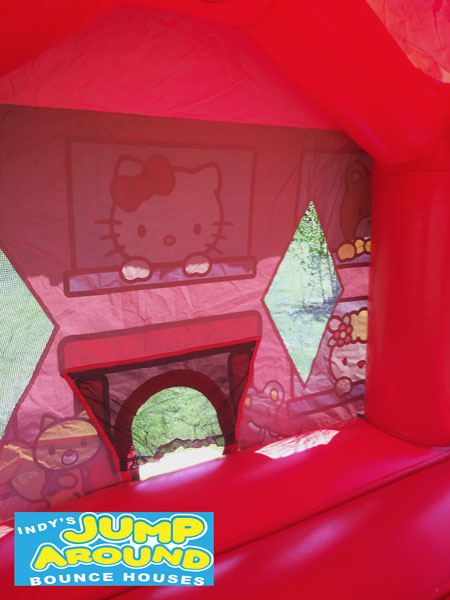 Hello Kitty Bounce House Rental Inside View