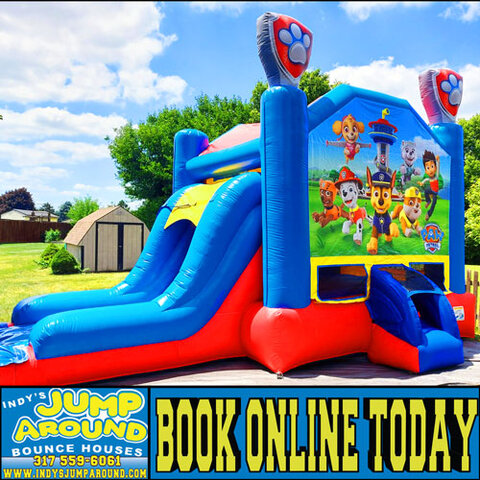 Paw Patrol Bounce House with Slide