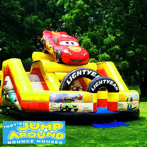 Pixar Cars Bounce House Slide | Indy's Jump Around.com