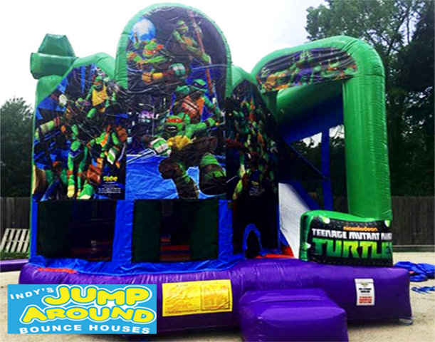 Bounce House Rentals Indianapolis Indiana Ninja Turtles 5in1 Combo ...