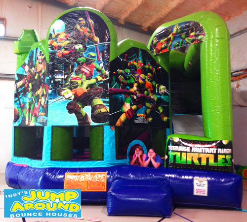 Ninja Turtles Bounce House with Slide