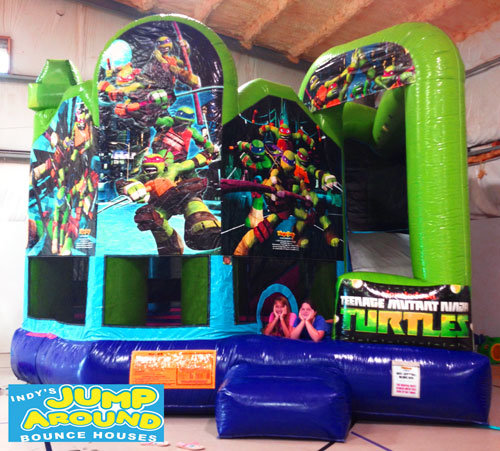 Ninja Bounce House Combo - Orlando Rental - Inflatables - Slide - Delivery