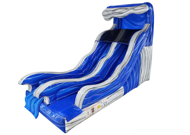 Inflatable Slide Blue & Gray