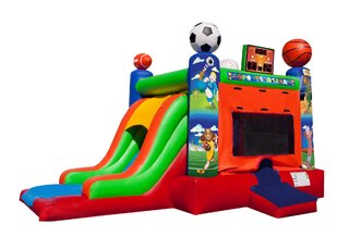 Sports Bounce House with Slide