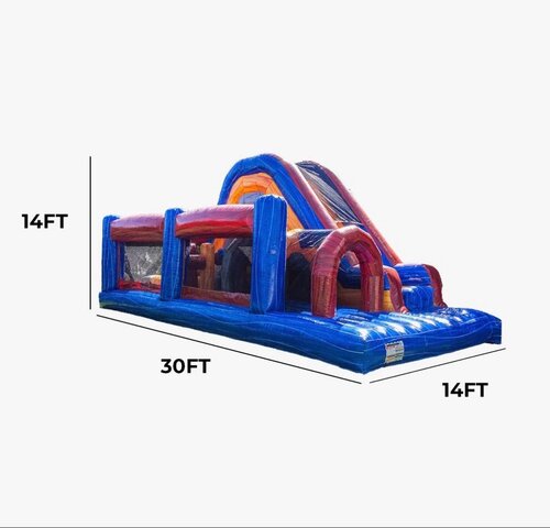 Retro U-Run - 30 ft Compact Obstacle Course