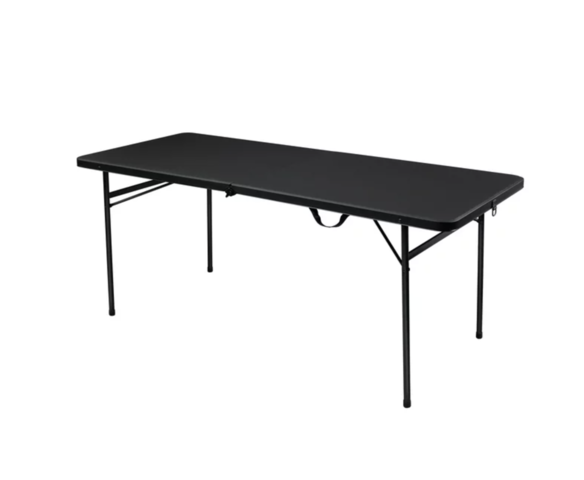 6' Black Tables