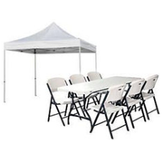 Tables, Chairs & Tents.
