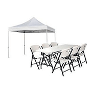 Tables, Chairs and Tents
