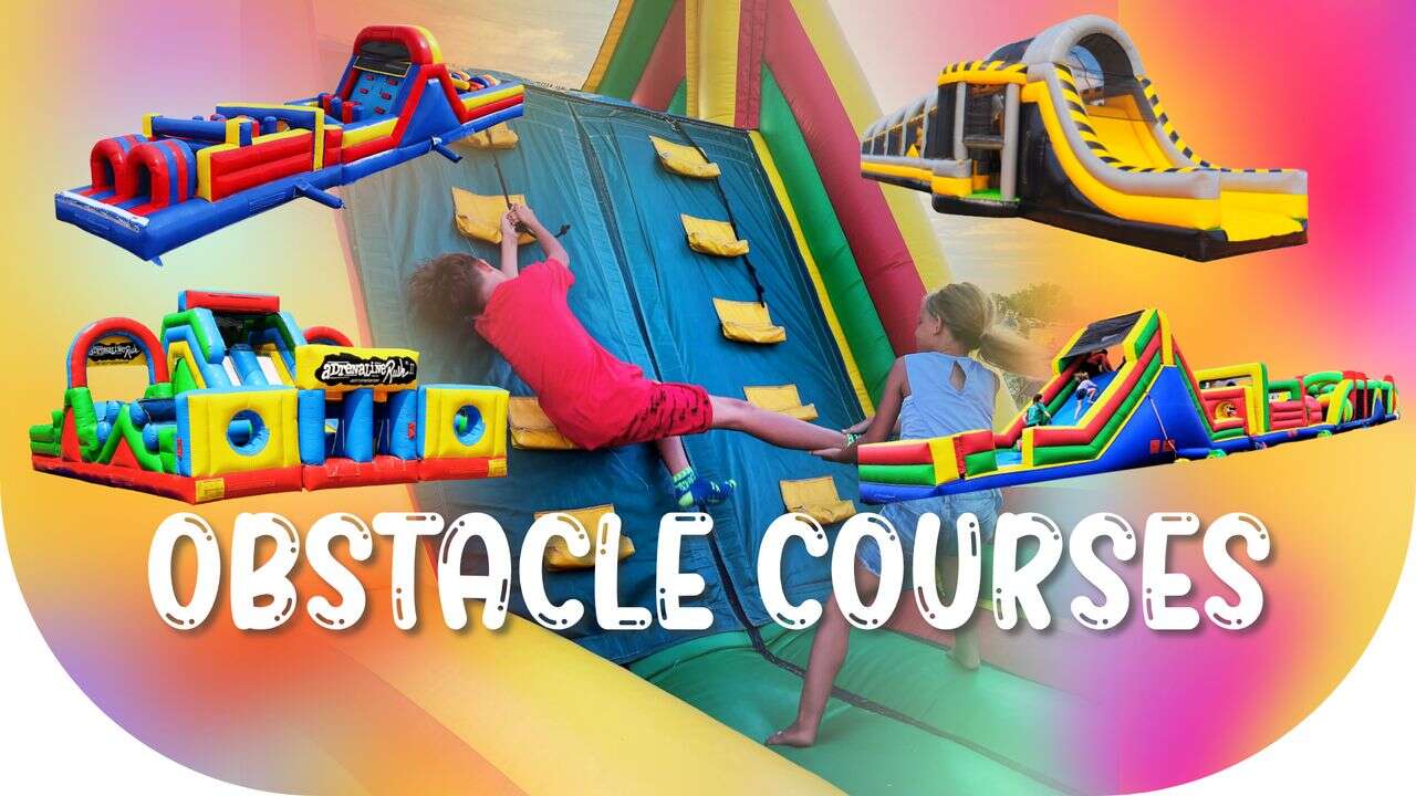 Obstacle course inflatable rentals in OKC