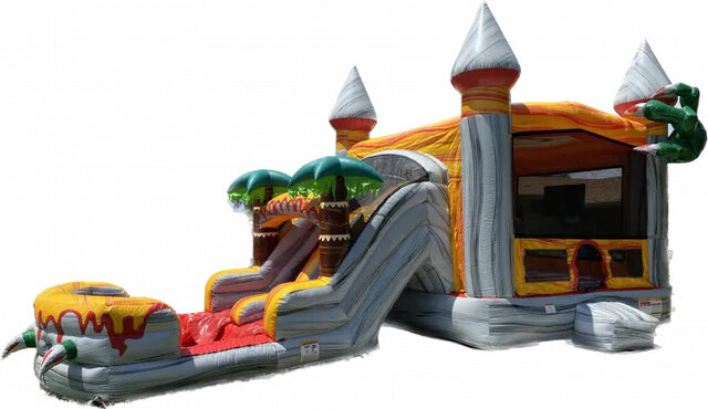 Dino Dual Lane Waterslide